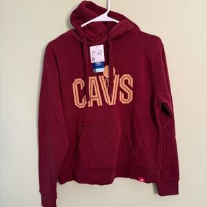 NEW Cleveland Cavaliers Hoodie Women S Maroon NBA Pullover NWT Soft Athletic